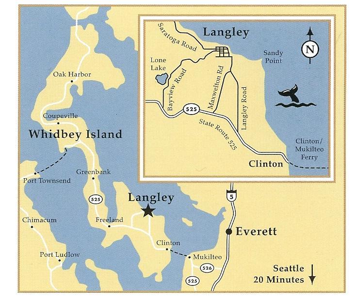 Langley, Whidbey Map